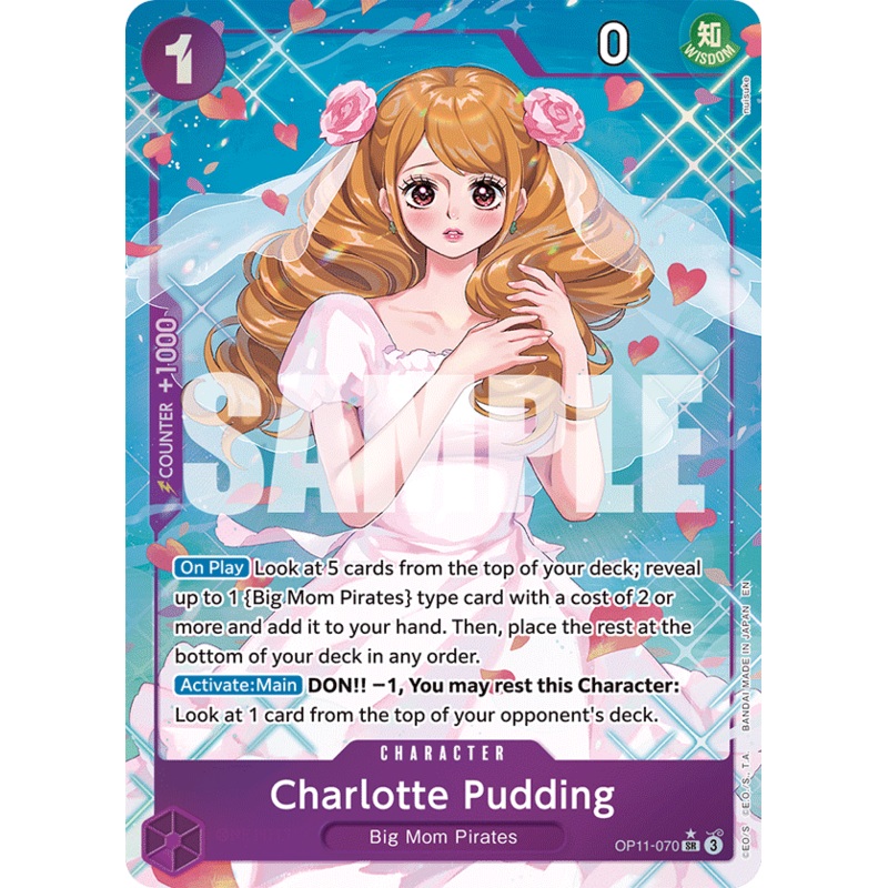 [ALTERNATE ART] Charlotte Pudding OP11-070 – SR OP-11 A Fist of Divine Speed