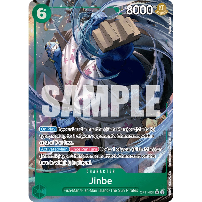 [ALTERNATE ART] Jinbe (031) OP11-031 – SR OP-11 A Fist of Divine Speed