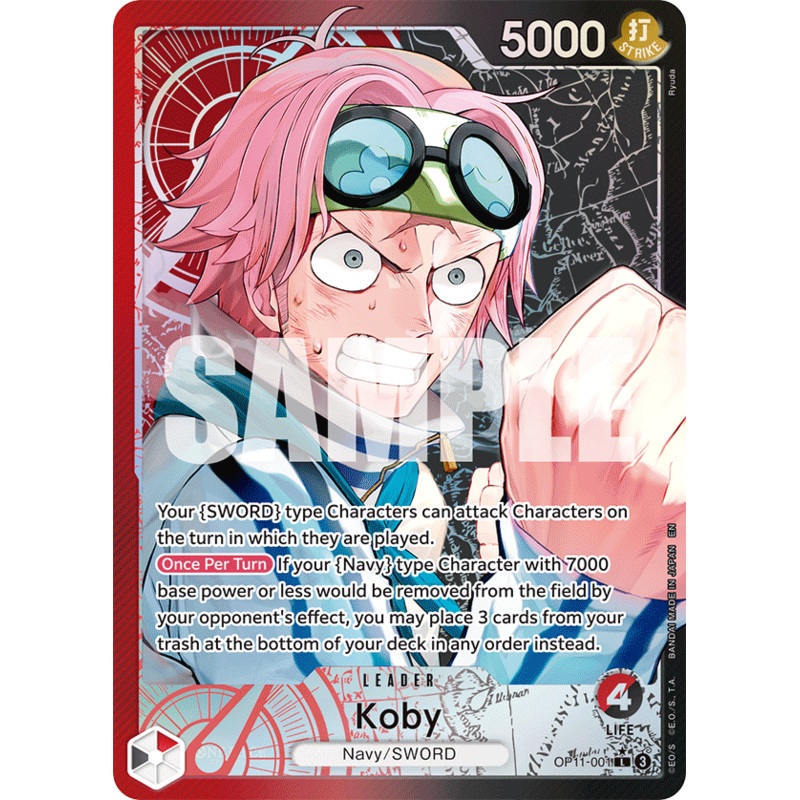 [ALTERNATE ART] Koby (001)  OP11-001 – L OP-11 A Fist of Divine Speed