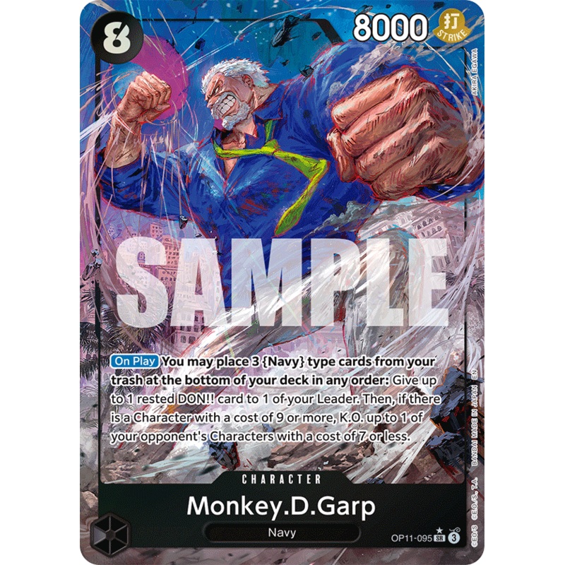 [ALTERNATE ART] Monkey.D.Garp OP11-095 – SR OP-11 A Fist of Divine Speed