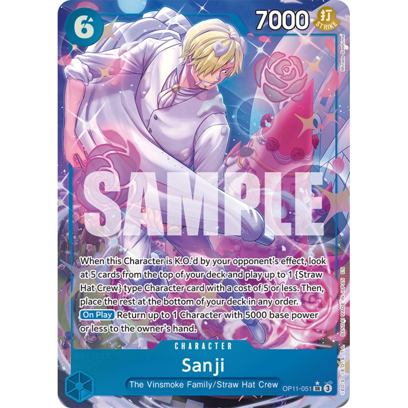[ALTERNATE ART] Sanji OP11-051 – SR OP-11 A Fist of Divine Speed