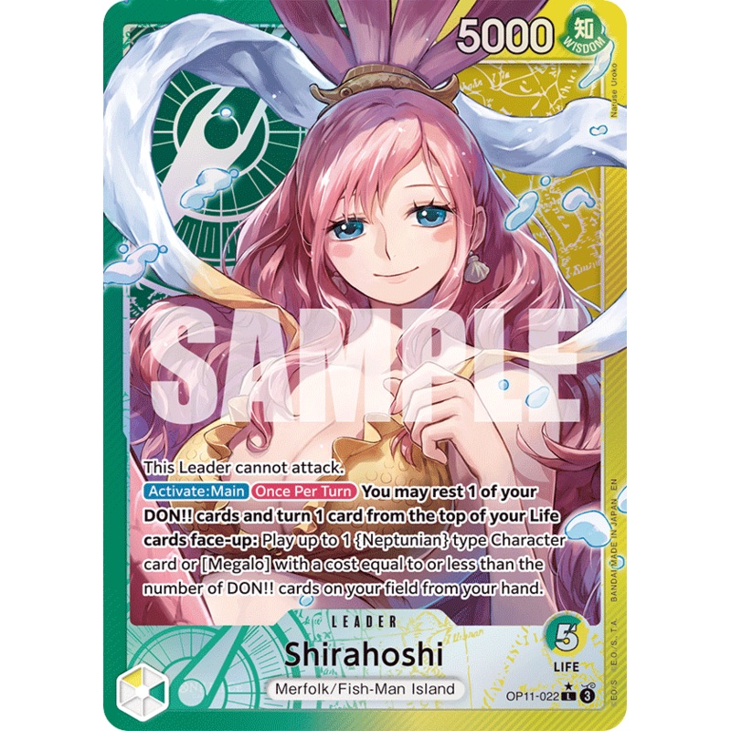 [ALTERNATE ART] Shirahoshi (022)  OP11-022 – L OP-11 A Fist of Divine Speed