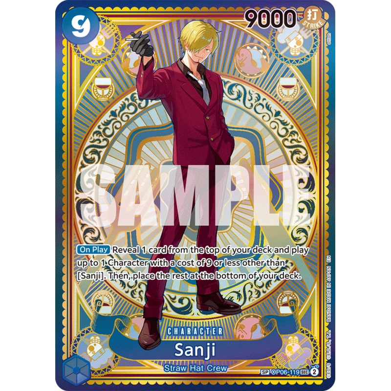 [ SP ] Sanji  OP06-119 – SP OP-11 A Fist of Divine Speed
