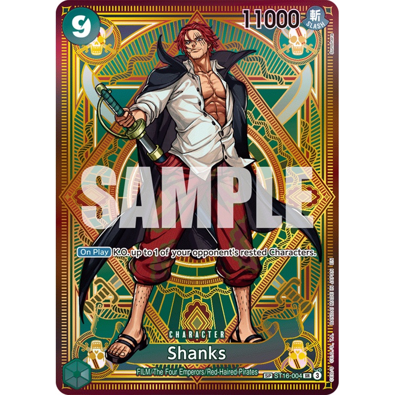 [ SP ] Shanks  ST16-004 – SP OP-11 A Fist of Divine Speed