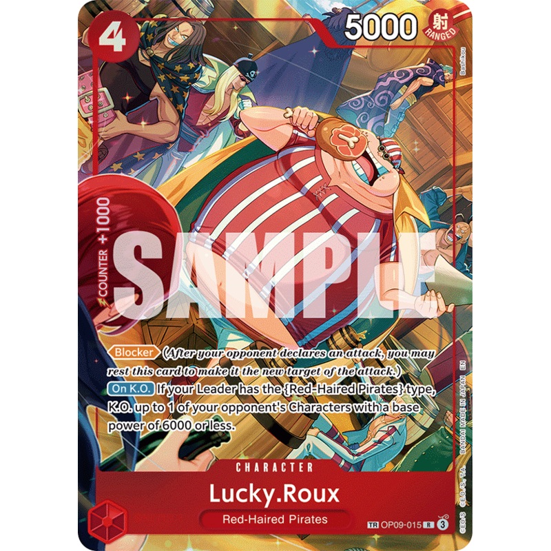 [ TR ] Lucky.Roux OP09-015 – Treasure Rare OP-11 A Fist of Divine Speed