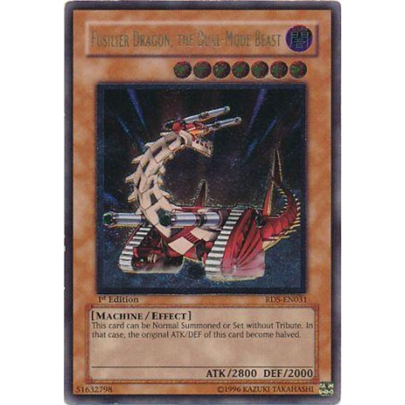 Ultimate Rare – Fusilier Dragon the Dual Mode Beast – RDS-EN031 1st Edition