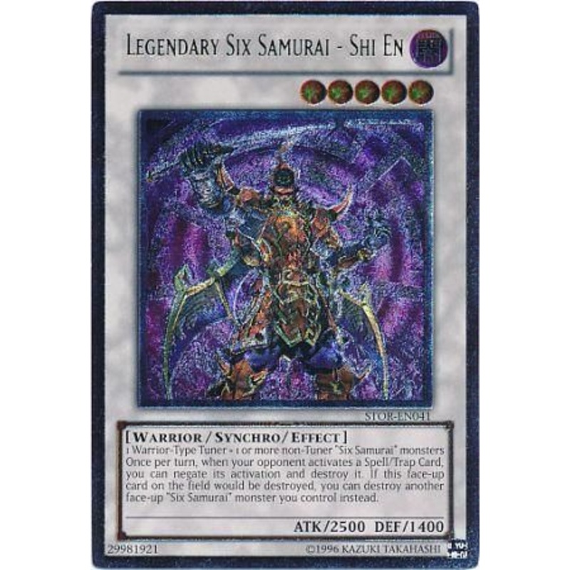 Ultimate Rare – Legendary Six Samurai – Shi En – STOR-EN041 1st Edition