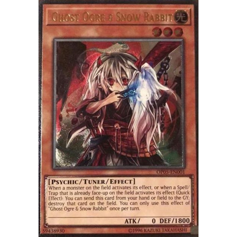 [ US-PRINT ] Ghost Ogre & Snow Rabbit – OP05-EN001 – Ultimate Rare