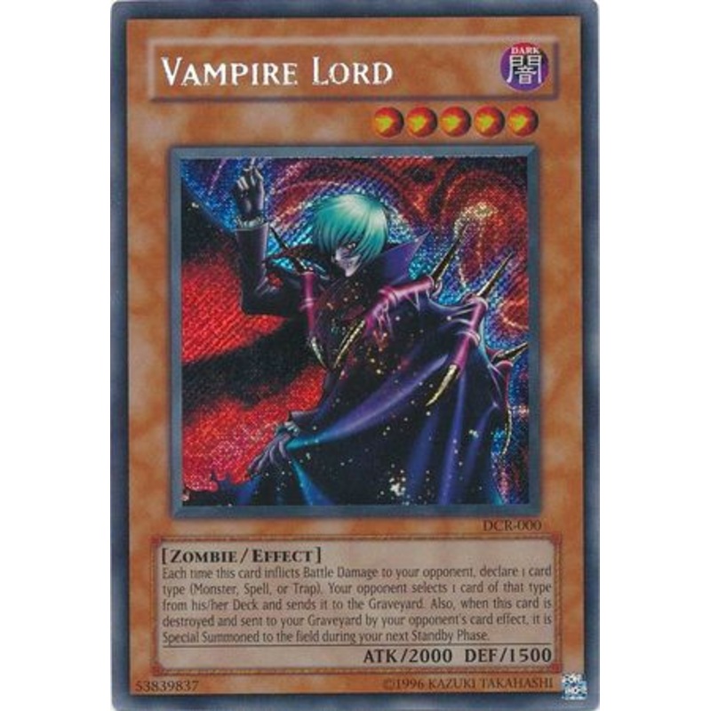 Vampire Lord – DCR-000 – Secret Rare Unlimited
