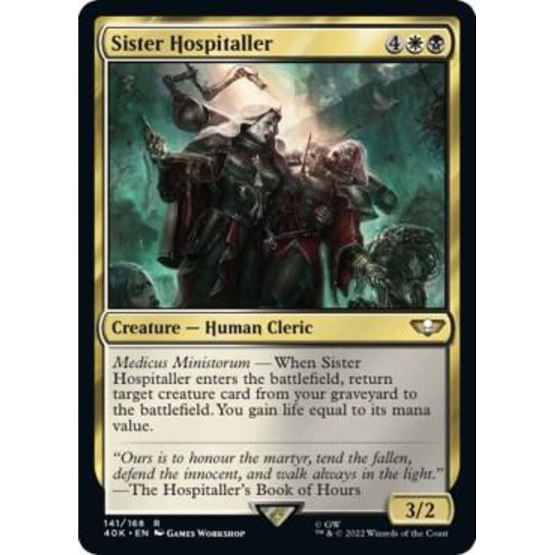 Sister Hospitaller – 141/168 – Rare Universes Beyond: Warhammer 40k
