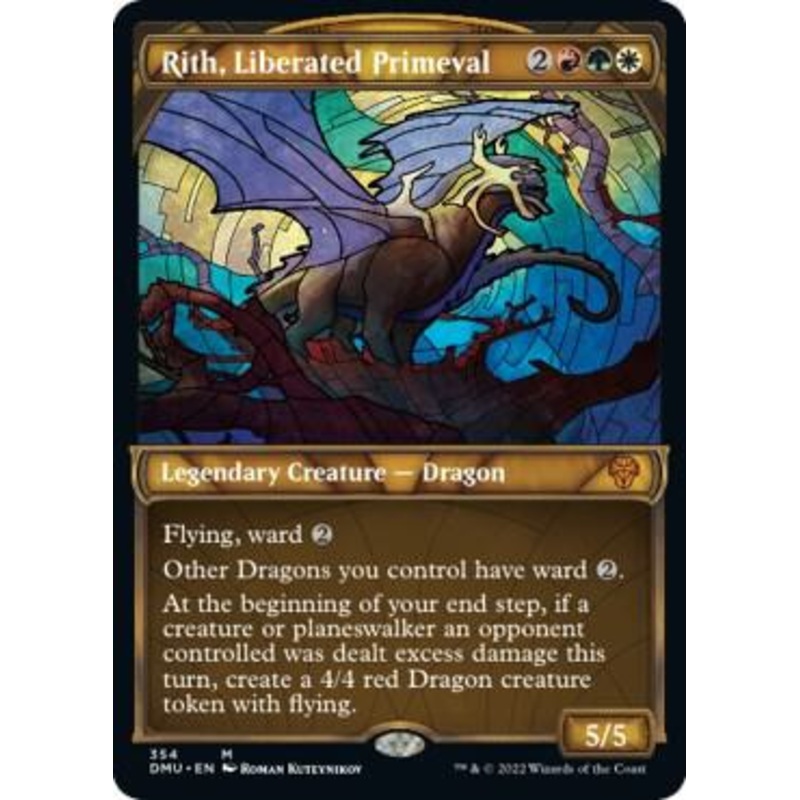 TEXTURED Rith, Liberated Primeval – #354 – Mythic Dominaria United