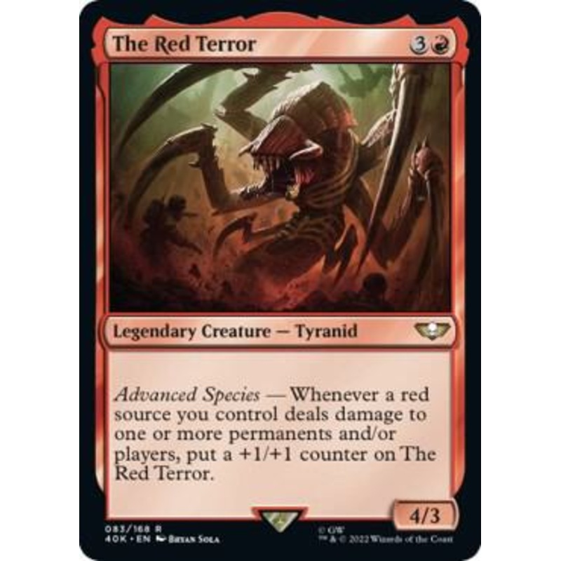 The Red Terror – 083/168 – Rare Universes Beyond: Warhammer 40k