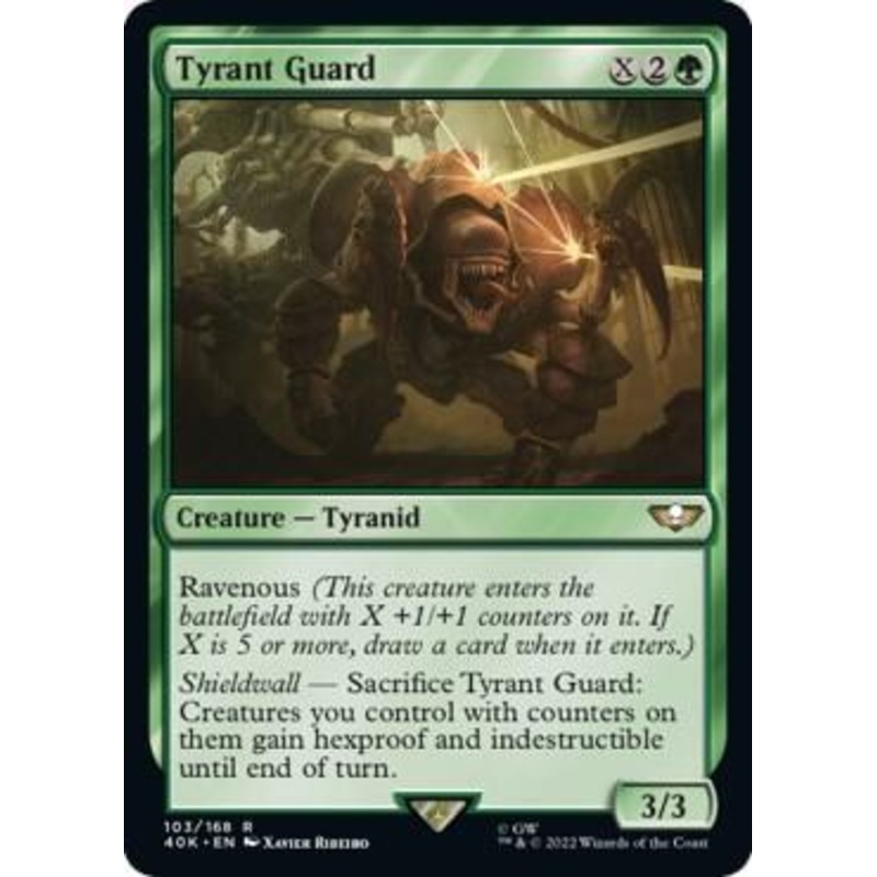 Tyrant Guard – 103/168 – Rare Universes Beyond: Warhammer 40k