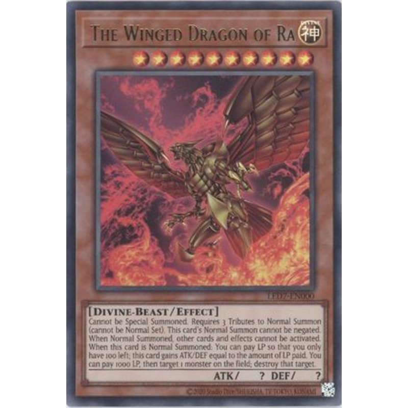 The Winged Dragon of Ra – LED7-EN000 – Ultra Rare [UNLIMITED]