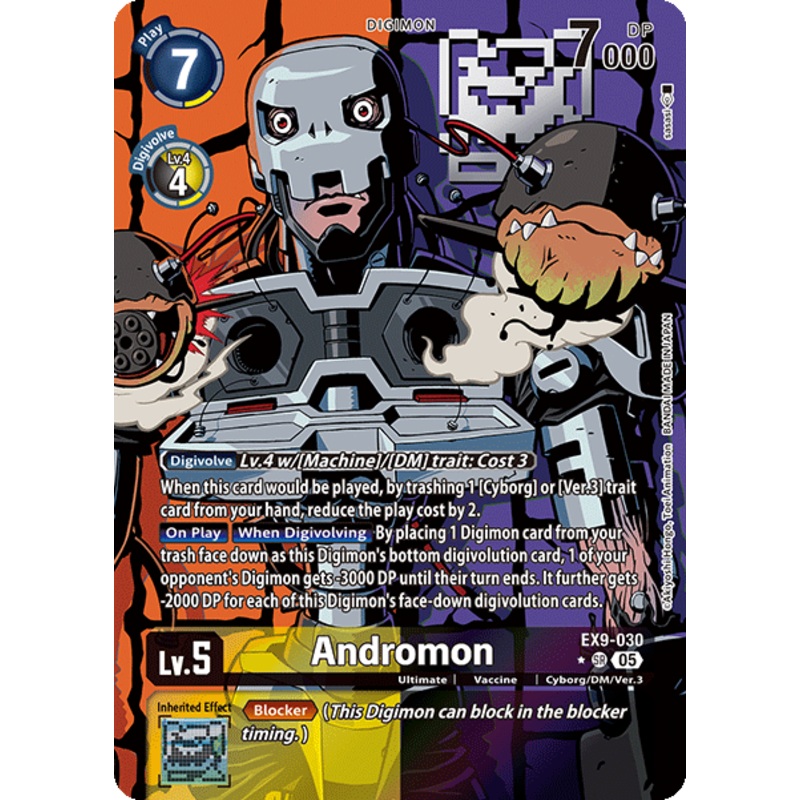 [ALTERNATE ART] Andromon (EX9-030) – SR EX09 Versus Monsters