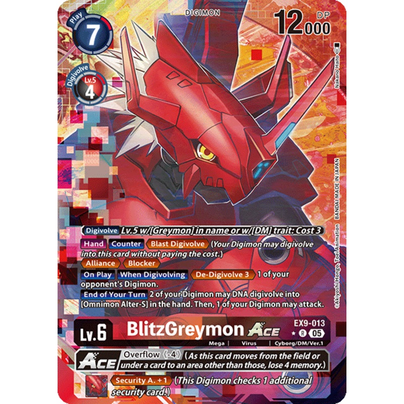 [ALTERNATE ART] BlitzGreymon ACE (EX9-013) – R EX09 Versus Monsters