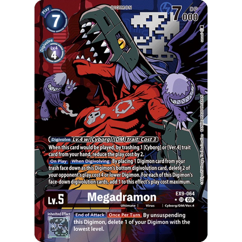 [ALTERNATE ART] Megadramon (EX9-064) – SR EX09 Versus Monsters