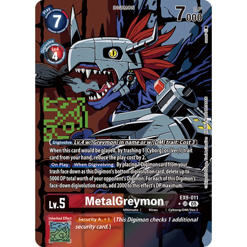 [ALTERNATE ART] MetalGreymon (EX9-011) – SR EX09 Versus Monsters