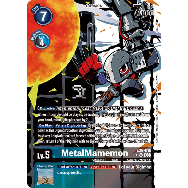 [ALTERNATE ART] MetalMamemon (EX9-018) – SR EX09 Versus Monsters