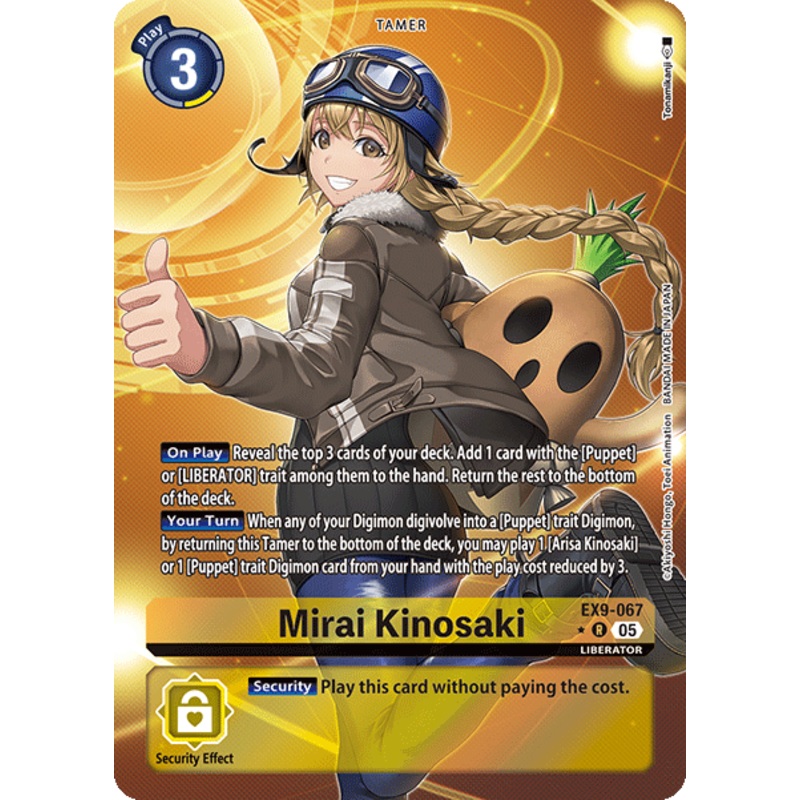 [ALTERNATE ART] Mirai Kinosaki (EX9-067) – R EX09 Versus Monsters