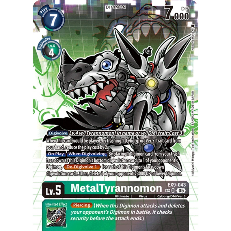 [ SP ] MetalTyrannomon (EX9-043) – Special Rare EX09 Versus Monsters