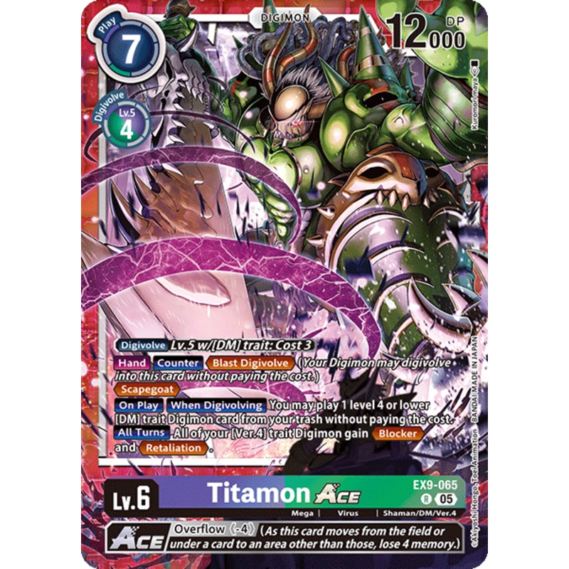 Titamon ACE (EX9-065) – Rare EX09 Versus Monsters