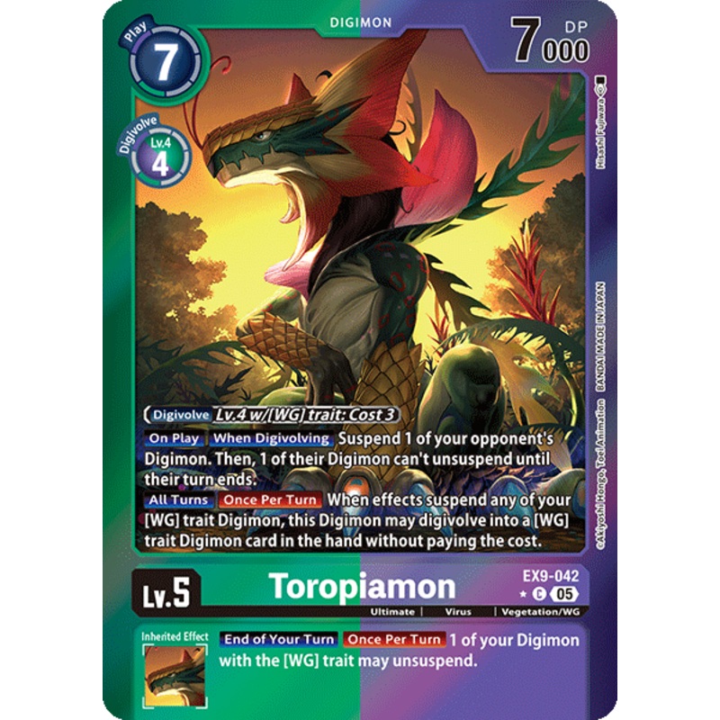 Toropiamon (EX9-042) – Limited C EX09 Versus Monsters