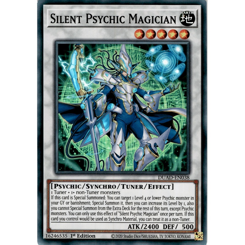 Silent Psychic Magician – DUAD-EN038 – Super Rare 1st Edition