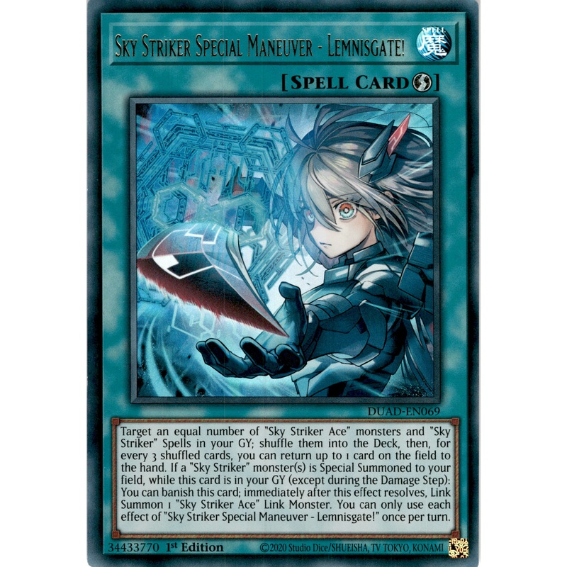 Sky Striker Special Maneuver – Lemnisgate! – DUAD-EN069 – Ultra Rare 1st Edition