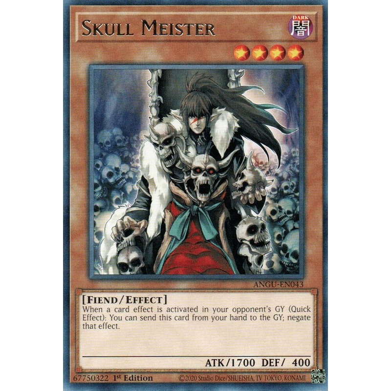 Skull Meister – ANGU-EN043 – Rare 1st Edition