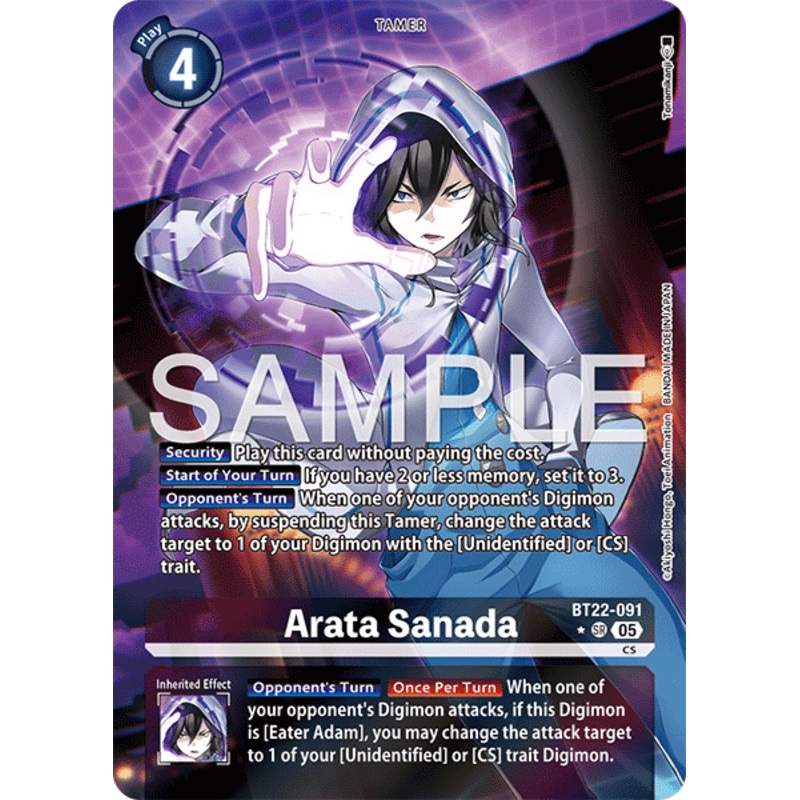 [ALTERNATE ART] Arata Sanada (BT22-091) – SR BT22 Cyber Eden