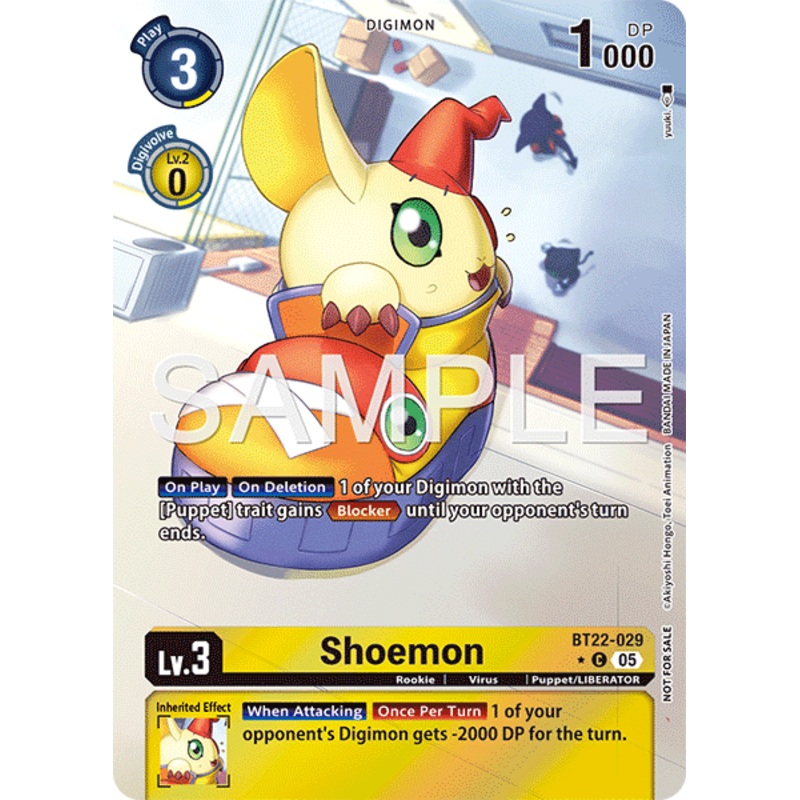 Shoemon (BT22-029) – Box Topper BT22 Cyber Eden