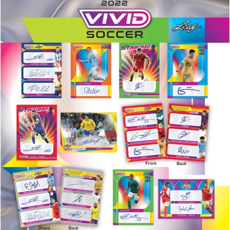 2022 Leaf Vivid Soccer Hobby 1-Box Break #28644 – Random Hit – Aug 11 (4pm)