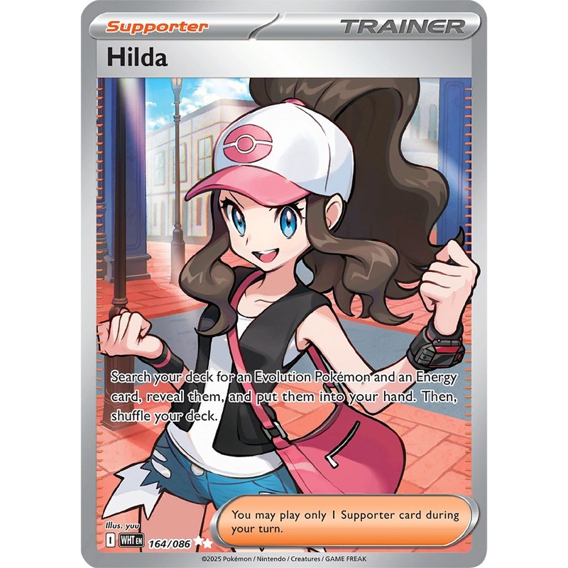 [FULL ART] Hilda – 164/086 – Ultra Rare Pokemon White Flare