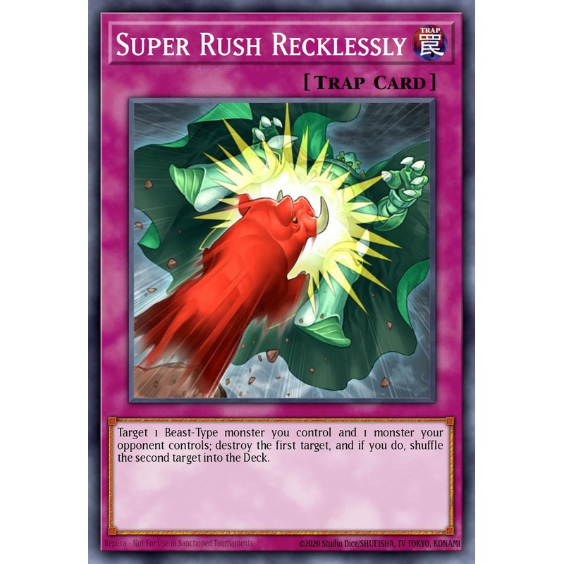 Super Rush Recklessly – JUSH-EN055 – Rare 1st Edition