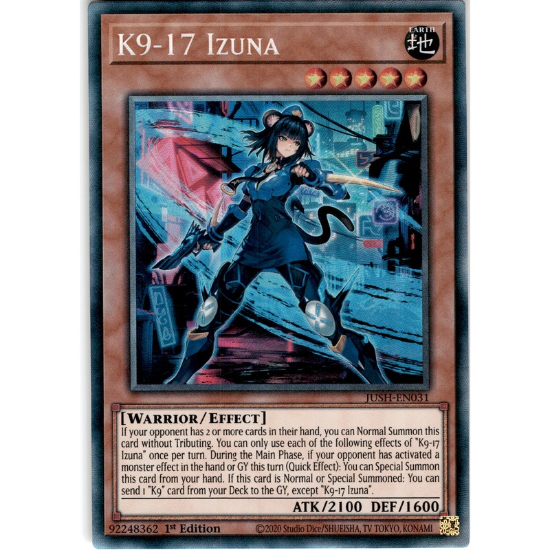 [COLLECTOR’S RARE] K9-17 Izuna – JUSH-EN031 –  1st Edition