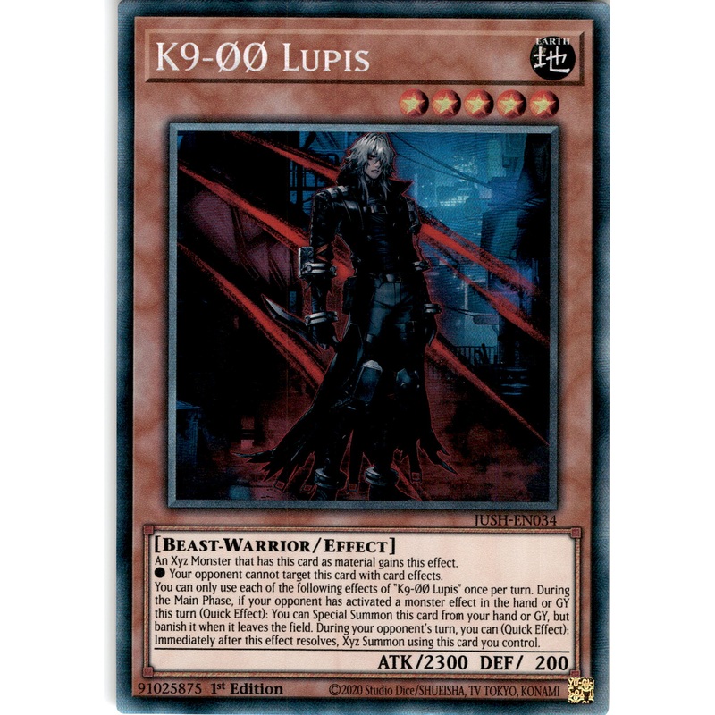 [COLLECTOR’S RARE] K9- Lupis – JUSH-EN034 –  1st Edition