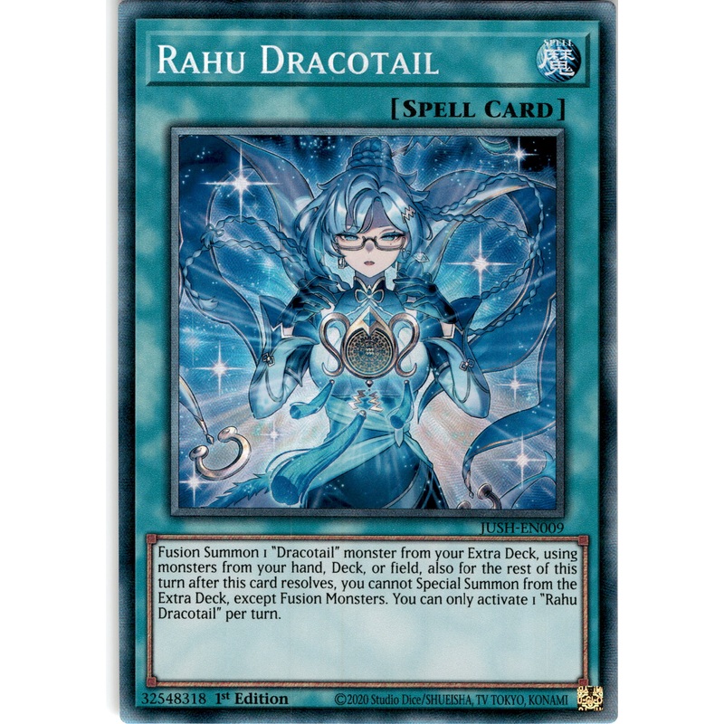 [COLLECTOR’S RARE] Rahu Dracotail – JUSH-EN009 –  1st Edition