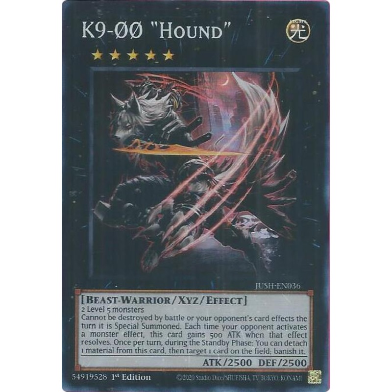 [SP SUPER] K9- Hound – JUSH-EN036 – Super Rare 1st Edition