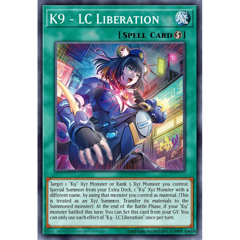 [SP SUPER] K9-LC Release Restraint – JUSH-EN038 – Super Rare 1st Edition