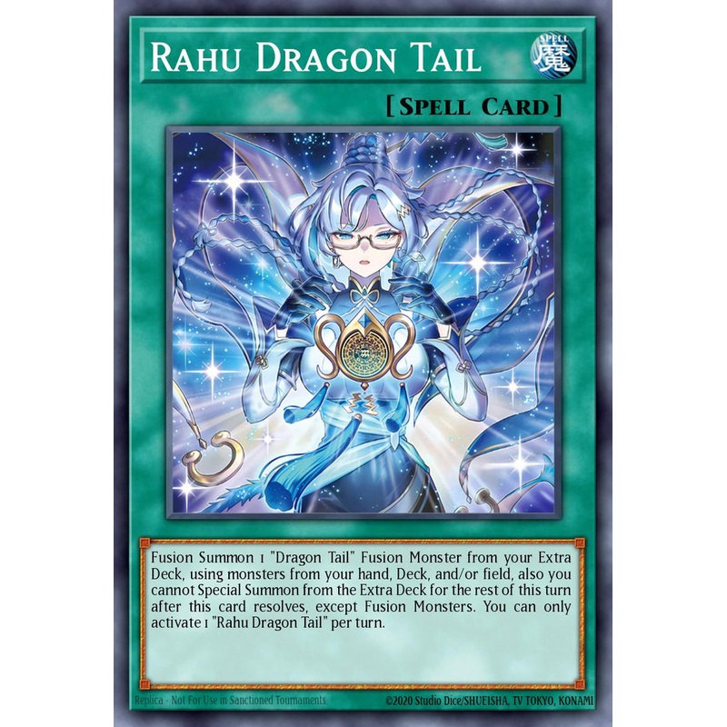 [SP SUPER] Rahu Dracotail – JUSH-EN009 – Super Rare 1st Edition