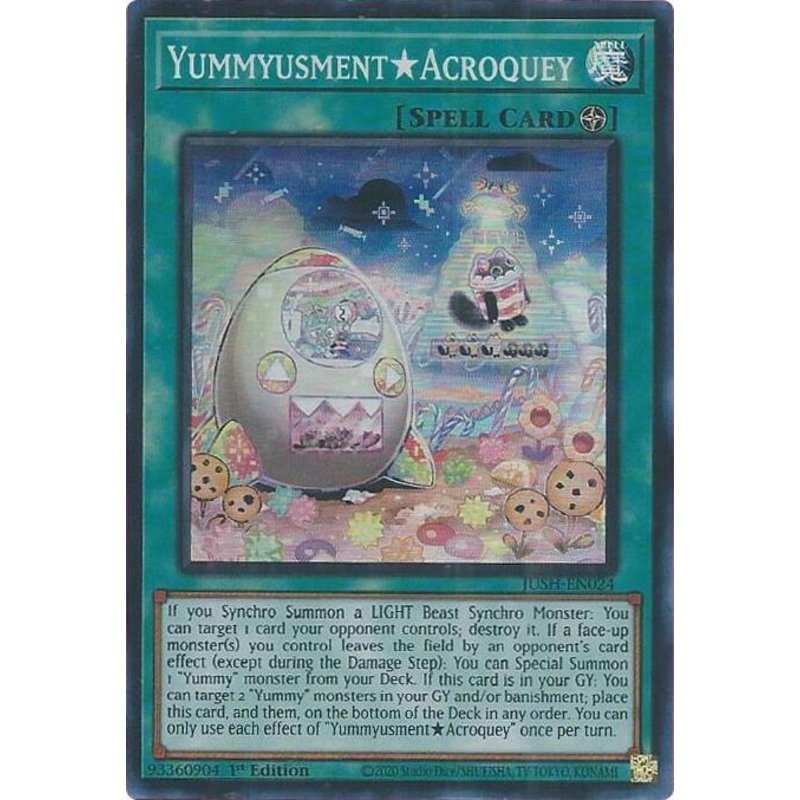 [SP SUPER] YummyusmentAcroquey – JUSH-EN024 – Super Rare 1st Edition