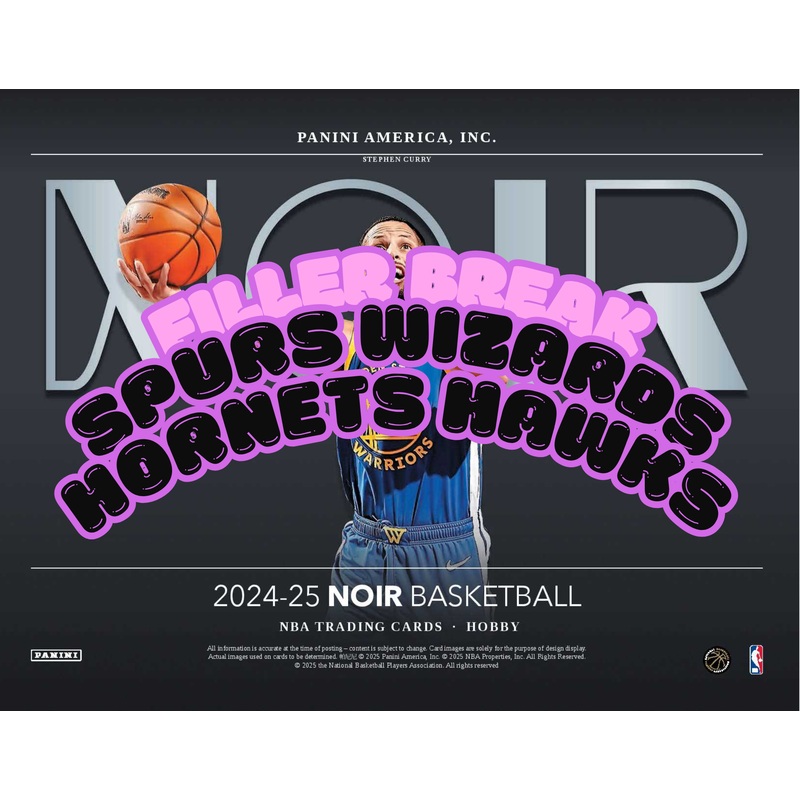 NOIR CASE FILLER – 24-25 Prizm Hobby 1-PACK Break + PRIZES #28810 –  Random Team – Aug 07 (4pm)