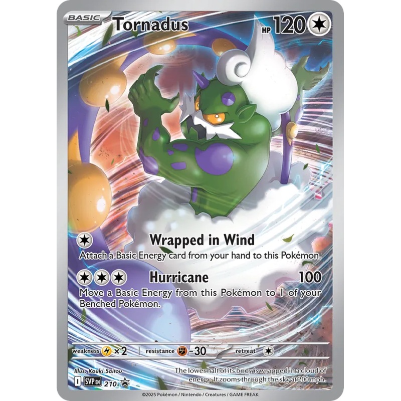 Tornadus – SVP 210 – Scarlet & Violet White Flare Elite Trainer Box Promo