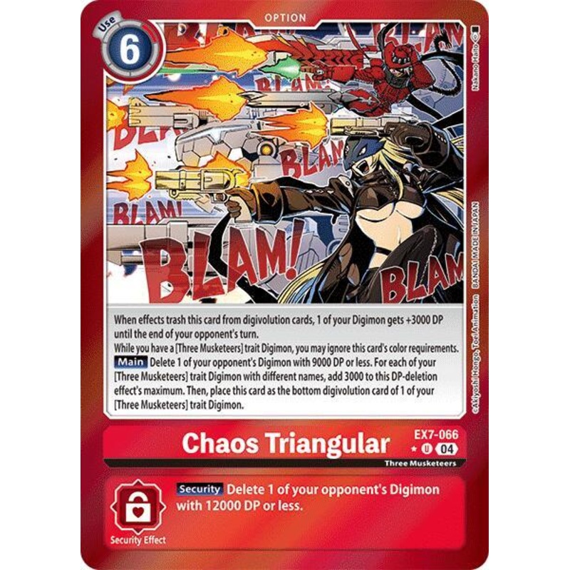 [FOIL] Chaos Triangular EX7-066 – Uncommon EX07 Digimon Liberator