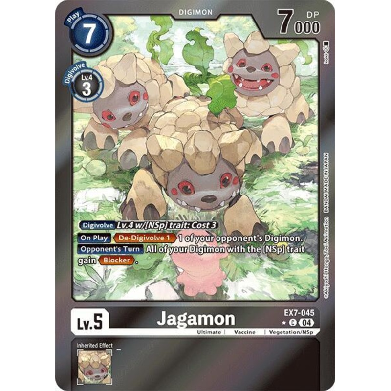 [FOIL] Jagamon EX7-045 – Common EX07 Digimon Liberator