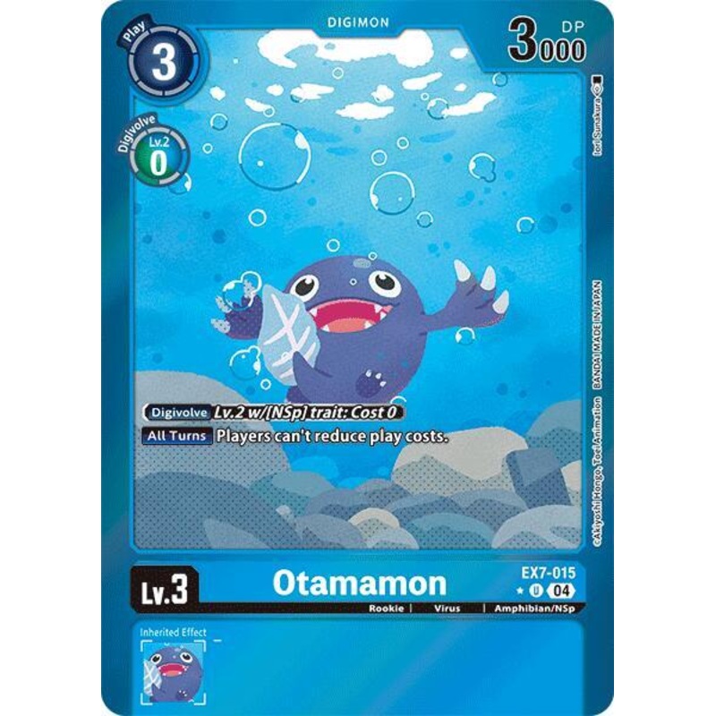 [FOIL] Otamamon EX7-015 – Uncommon EX07 Digimon Liberator