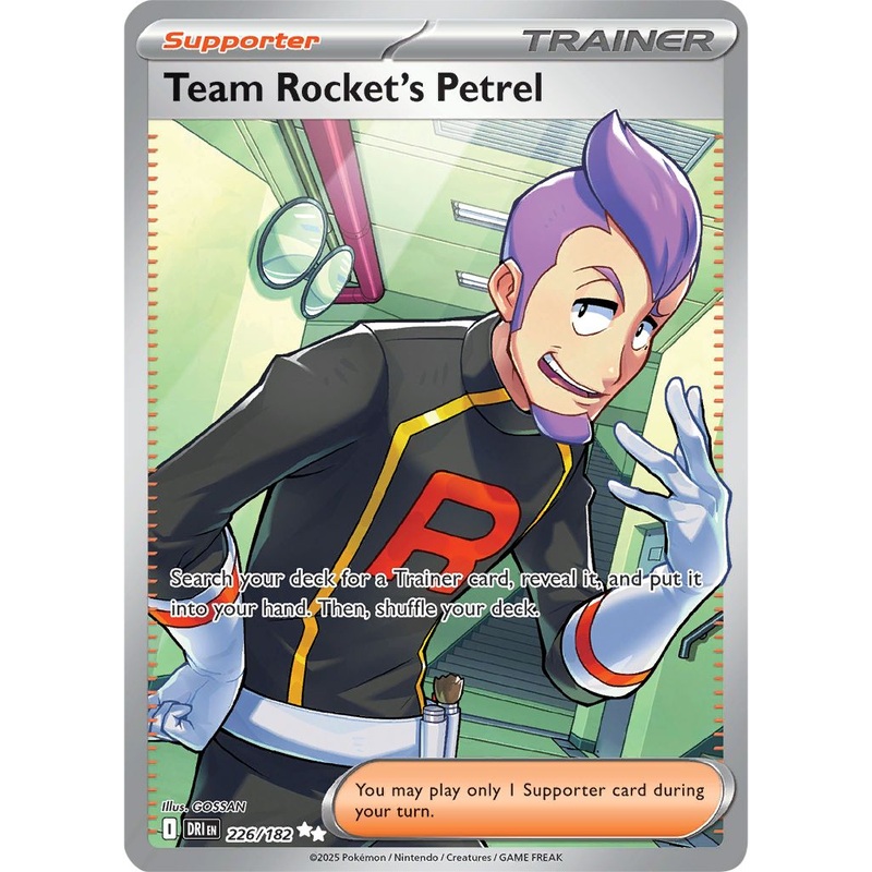 [ FULL ART ] Team Rocket’s Petrel – 226/182 – Ultra Rare Pokemon Destined Rivals
