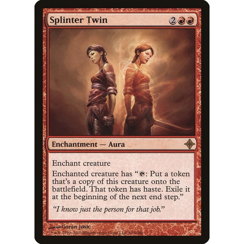 Splinter Twin – 265/348 – Rare Rise of the Eldrazi