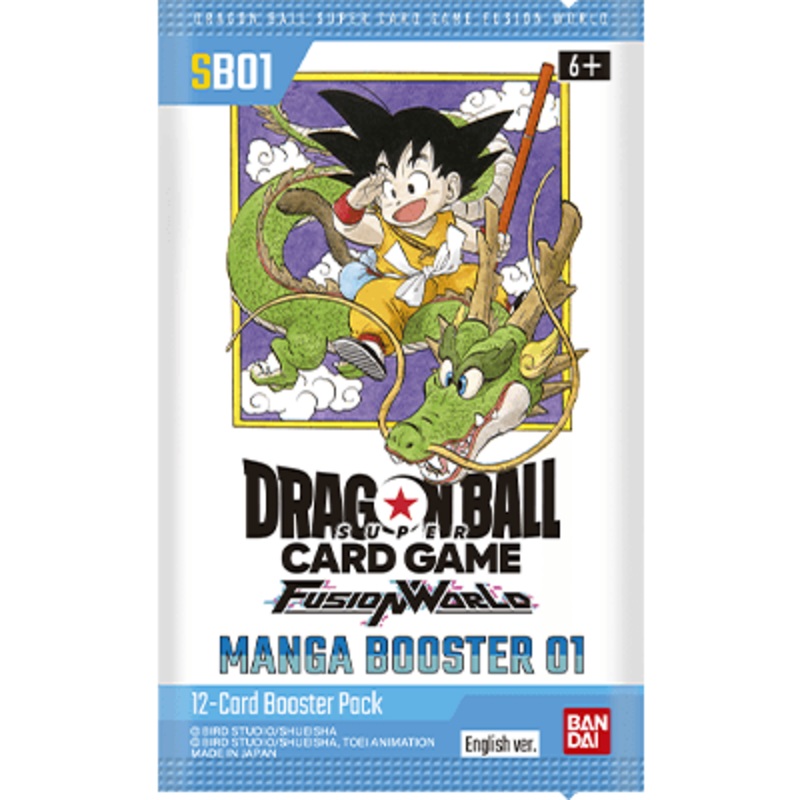 Dragon Ball Super Fusion World SB-01 Manga 1-Box Opening  #28934 – 3 Random Packs – Aug 22 (12pm)
